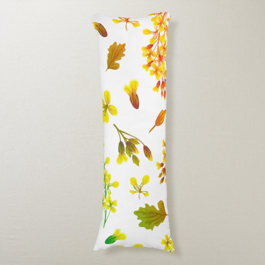 Herfsten Floral Pattern Body Pillow Lichaamskussen (Voorkant Verticaal)