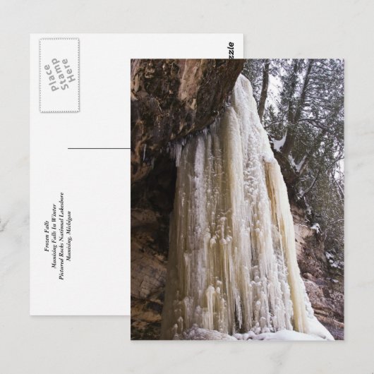 Herfsten, frankeerkaart, bevroren briefkaart (Voorkant / Achterkant)