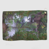 Herfsten golfhanddoek van koper (Horizontaal)