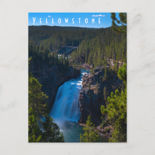 Herfsten Grand Canyon van de Yellowstone Briefkaart