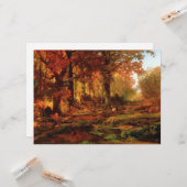 Herfsten in Cresheim Glen (Philadelphia) Kaart (Voorkant / Achterkant in situ)