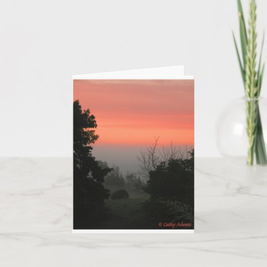 HERFSTEN IN DE LUCHT KAART (Voorkant)