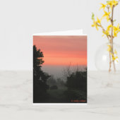 HERFSTEN IN DE LUCHT KAART (Gele Bloem)