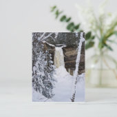 Herfsten in de winter na verzending briefkaart (Staand voorkant)