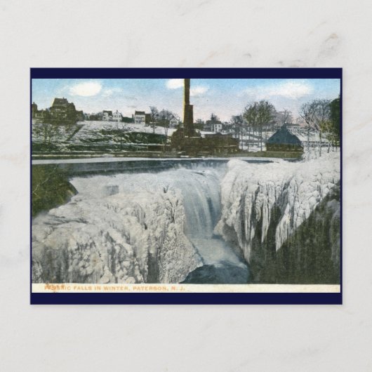 Herfsten in de winter, Paterson NJ 1919 Briefkaart (Voorkant)