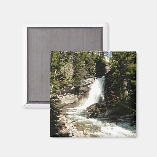 Herfsten in het Glacier National Park Magneet (Voorkant / Achterkant)