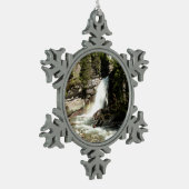 Herfsten in het Glacier National Park Tin Sneeuwvlok Ornament (Links)