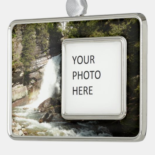 Herfsten in het Glacier National Park Verzilverd Omlijst Ornament (Links)