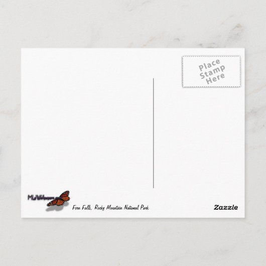 Herfsten in het Rocky Mountain National Park Briefkaart (Achterkant)
