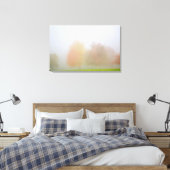 Herfsten in nevel canvas afdruk (Insitu (Slaapkamer))