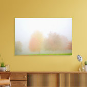 Herfsten in nevel canvas afdruk (Insitu (Woonkamer))