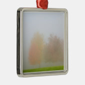 Herfsten in nevel metalen ornament (Rechts)