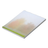 Herfsten in nevel notitieblok (Linkerzijde)