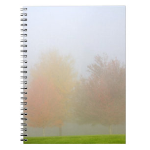 Herfsten in nevel notitieboek