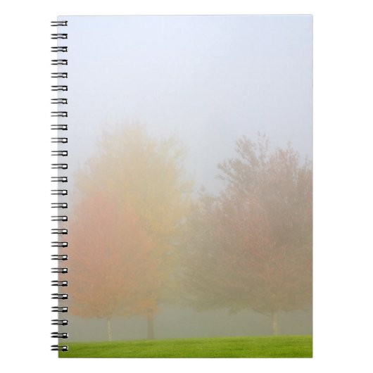 Herfsten in nevel notitieboek (Voorkant)