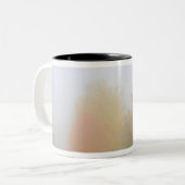 Herfsten in nevel tweekleurige koffiemok (Voorkant links)