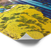 Herfsten, Katsushika Hokusai, Ukiyo-e Poster (Hoek)