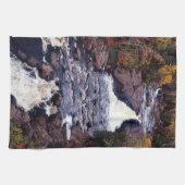 Herfsten keukenhanddoek van de rivier de Beaver (Horizontaal)
