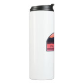 Herfsten Lake North Carolina Red Sunrise Thermosbeker (Gedraaid links)