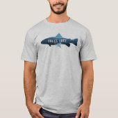 Herfsten Lake North Carolina Vis T-shirt (Voorkant)
