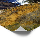 Herfsten met ondergeelsteen, geelsteen poster (Hoek)