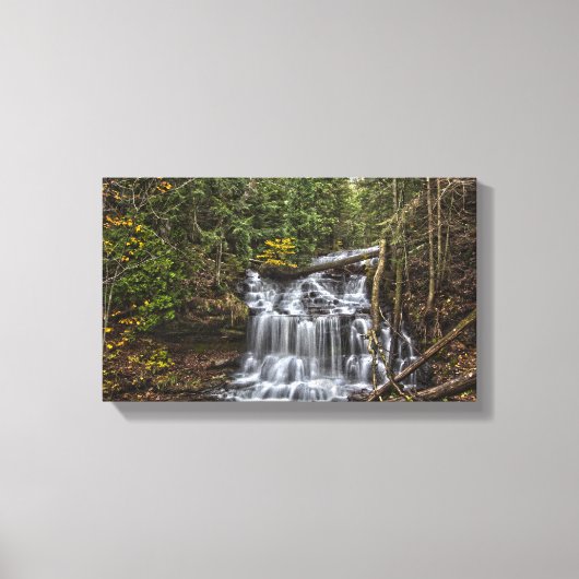 Herfsten, Münising, Michigan Canvas Afdruk (Voorkant)