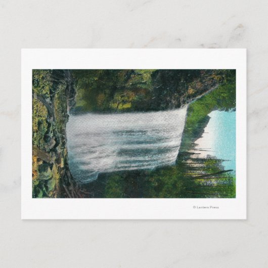 Herfsten onder de Bridal Veil op de Colubia Briefkaart (Voorkant)