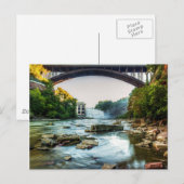 Herfsten onder de brug briefkaart (Voorkant / Achterkant)