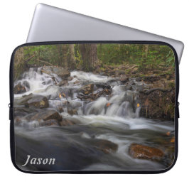 Herfsten op Zand Spring Run Laptop Sleeve