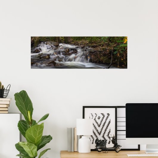 Herfsten op Zand Spring Run Poster (Thuiskantoor)