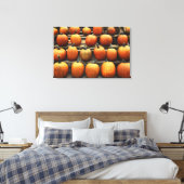 Herfsten pompoenen canvas afdruk (Insitu (Slaapkamer))