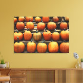 Herfsten pompoenen canvas afdruk (Insitu (Woonkamer))