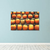 Herfsten pompoenen canvas afdruk (Insitu (Houten vloer))