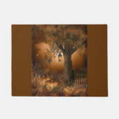 Herfsten pompoenen en lantaarndeurmat deurmat (Voorkant)