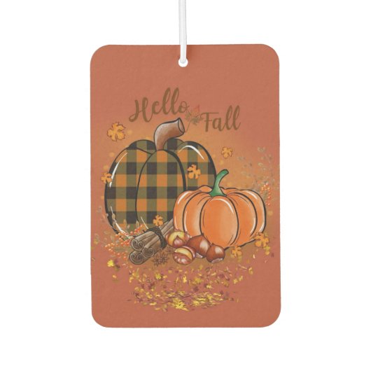 Herfsten pompoenen luchtverfrisser (Voorkant)