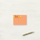 Herfsten pompoenen post-it® notes (Op bureau)
