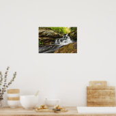 Herfsten splitsen op Zand Spring Run Poster (Keuken)