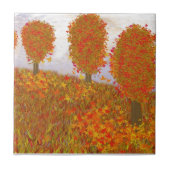 Herfsten Trees Tegeltje (Voorkant)