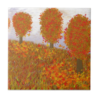 Herfsten Trees Tegeltje