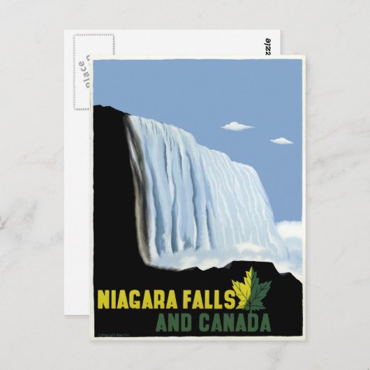 Herfsten uit Canada en Niagara reizen Briefkaart (Voorkant / Achterkant)