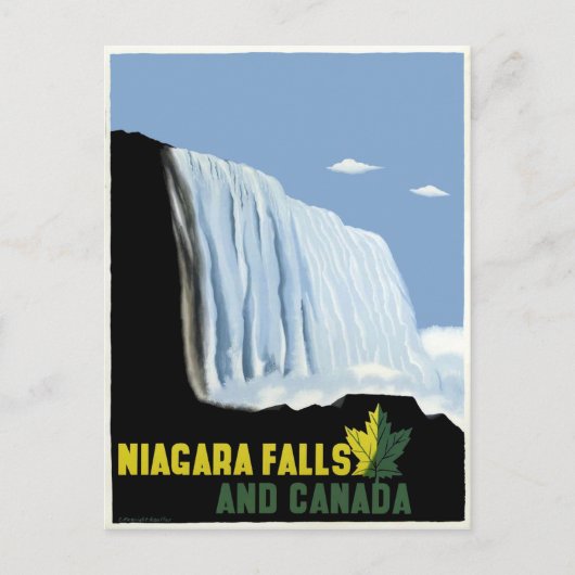  Herfsten uit Canada en Niagara reizen Briefkaart (Voorkant)