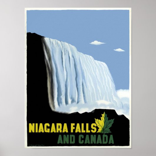  Herfsten uit Canada en Niagara reizen Poster (Voorkant)