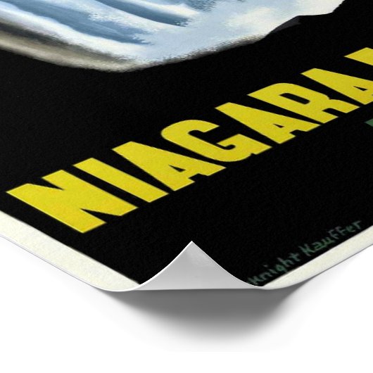 Herfsten uit Canada en Niagara reizen Poster (Hoek)