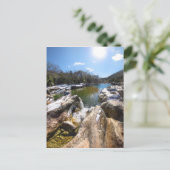Herfsten van Barton Creek Austin Texas, bevroren Briefkaart (Staand voorkant)