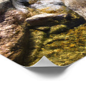 Herfsten van Barton Creek Austin Texas, bevroren Poster (Hoek)