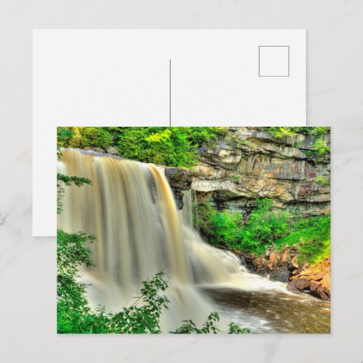 Herfsten van Blackwater, West Virginia Briefkaart (Voorkant / Achterkant)