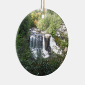 Herfsten van Blackwater, West Virginia Keramisch Ornament (Rechts)