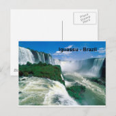 Herfsten van Brazilië Iguassu (St.K.) Briefkaart (Voorkant / Achterkant)