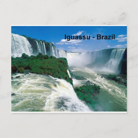 Herfsten van Brazilië Iguassu (St.K.) Briefkaart (Voorkant)