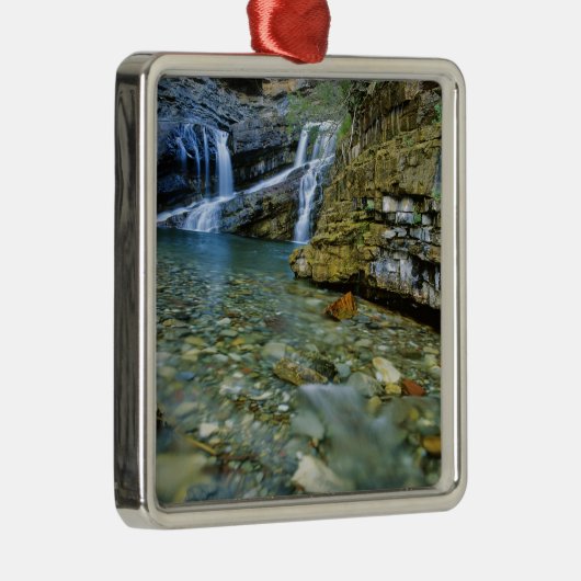 Herfsten van Cameron in het Nationaal Park Waterto Metalen Ornament (Rechts)